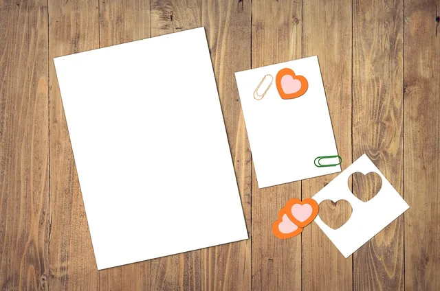 paper, leaf, background, old wood, note, take notes, writing, table, desk, office, retro, vintage, hearts, crafts, annotation, celebration, brown. A disclosure policy for creator media kit samples that survives a crop