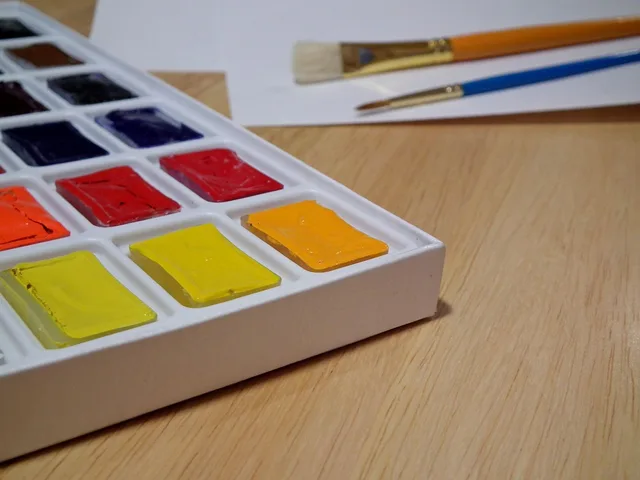 watercolor, paints, colors, drawing, art, multicolored, colorful, kit, box, brush, paper. Why creative-industry statistics are not a creator media kit market forecast