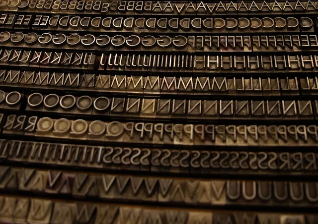 lead set, letters, old, writing, commercial work, brief, typography, case, font family, high pressure, gutenberg, rows, lead, printing system, setzer, serifs, vintage. Planning a creator media kit as a claim register rather than a sales collage